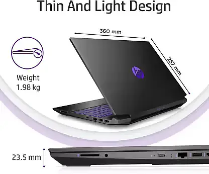 HP Pavilion Gaming Ryzen 5 Quad Core 3550H 8 GB/512 GB SSD - Master