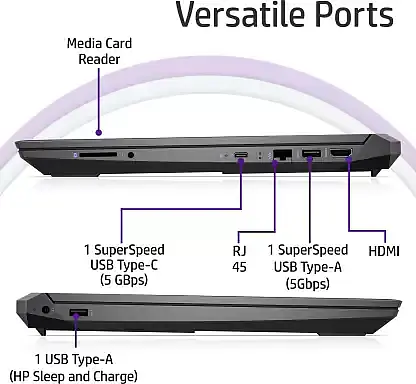 HP Pavilion Gaming Ryzen 5 Quad Core 3550H 8 GB/512 GB SSD - Master