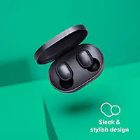 Redmi Earbuds S, Punchier Sound,Up to 12 Hours of Playback time, IPX4 Sweat & Splash Proof& DSP Environmental Noise Cancellation - Master