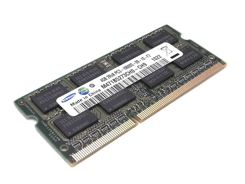 Samsung 4GB PC3-10600 DDR3 1333mhz SO-DIMM 204 Pin Memory Upgrade Module (M471b5273ch0-ch9) - Master