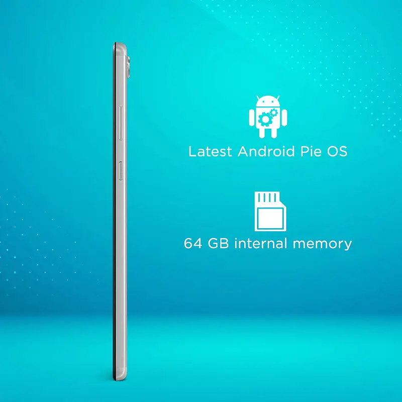 NEW Lenovo Tab M8 (2nd Gen) FHD (8-inch, 4GB, 64GB, WiFi Only) Platinum Grey - Master