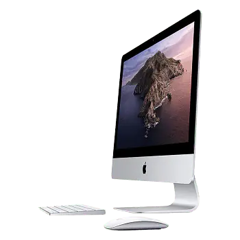 Apple iMac Core i5 (7th Gen) (8 GB Unified/256 GB SSD/Mac OS Big Sur/21.5 Inch Screen/MHK03HN/A)  (White, 450 mm x 528 mm x 175 mm, 5.44 kg) - Master