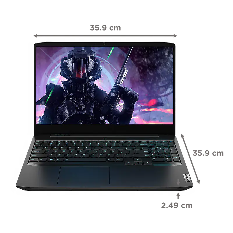 Lenovo IdeaPad Gaming 3 Intel Core i5 10th Gen 15.6" (39.62cm) FHD IPS Gaming Laptop (8GB/512GB SSD/4GB NVIDIA GTX 1650/120Hz/Windows 10/Backlit Keyboard/Onyx Black/2.2Kg), 81Y4017UIN - Master