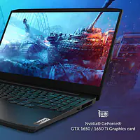 Lenovo IdeaPad Gaming 3 Intel Core i5 10th Gen 15.6" (39.62cm) FHD IPS Gaming Laptop (8GB/512GB SSD/4GB NVIDIA GTX 1650/120Hz/Windows 10/Backlit Keyboard/Onyx Black/2.2Kg), 81Y4017UIN - Master