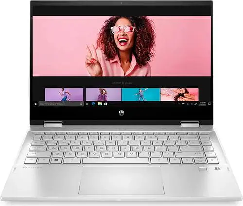HP Pavilion x360 Intel Core i3 11th Gen 1115G4 - (8 GB/SSD/256 GB SSD/Windows 10 Home) 14-dw1036TU 2 in 1 Laptop  (14 inch, Natural Silver, 1.61 kg, With MS Office) - Master