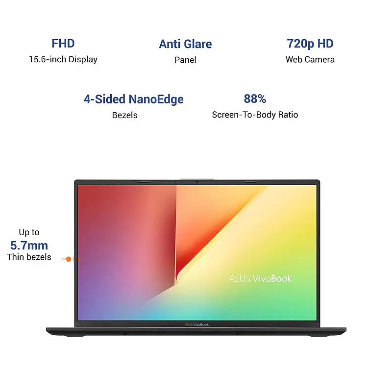 ASUS VivoBook 15 Intel Core i5 8GB RAM/1TB HDD + 256GB SSD - Master
