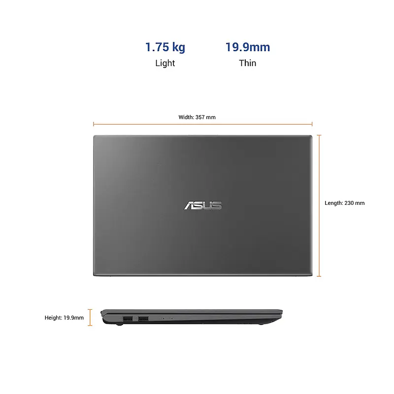 ASUS VivoBook 15 Intel Core i5 8GB RAM/1TB HDD + 256GB SSD - Master