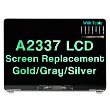 Full LCD Screen Replacement 13.3" for MacBookAir10,1 M1 2020 A2337 EMC 3598 MGN63 MGN93 MGND3 MGN73 MGNA3 MGNE3 2560x1600 (Gray) - Master