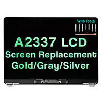 Full LCD Screen Replacement 13.3" for MacBookAir10,1 M1 2020 A2337 EMC 3598 MGN63 MGN93 MGND3 MGN73 MGNA3 MGNE3 2560x1600 (Gray) - Master