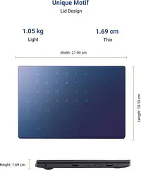 ASUS EeeBook 12 Celeron Dual Core 4th Gen - 4 GB/64 GB E210MA-GJ012T - Master