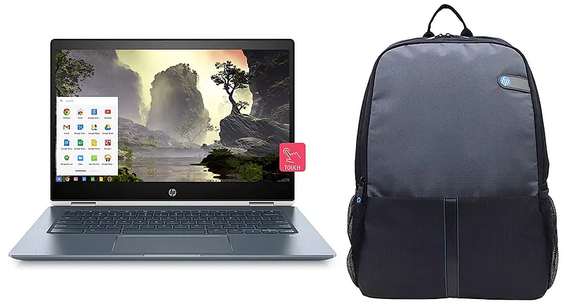 (Renewed) HP Chromebook x360 8th Gen Intel Core i5 Thin & Light Touchscreen Laptop (8 GB DDR4 RAM/64 GB eMMC SSD/14" (35.6 cm) FHD/Chrome OS/WiFi/Bluetooth/Webcam/Intel Graphics) - Master