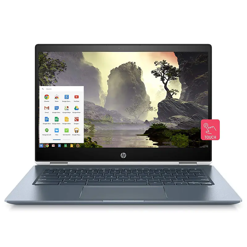 (Renewed) HP Chromebook x360 8th Gen Intel Core i5 Thin & Light Touchscreen Laptop (8 GB DDR4 RAM/64 GB eMMC SSD/14" (35.6 cm) FHD/Chrome OS/WiFi/Bluetooth/Webcam/Intel Graphics) - Master