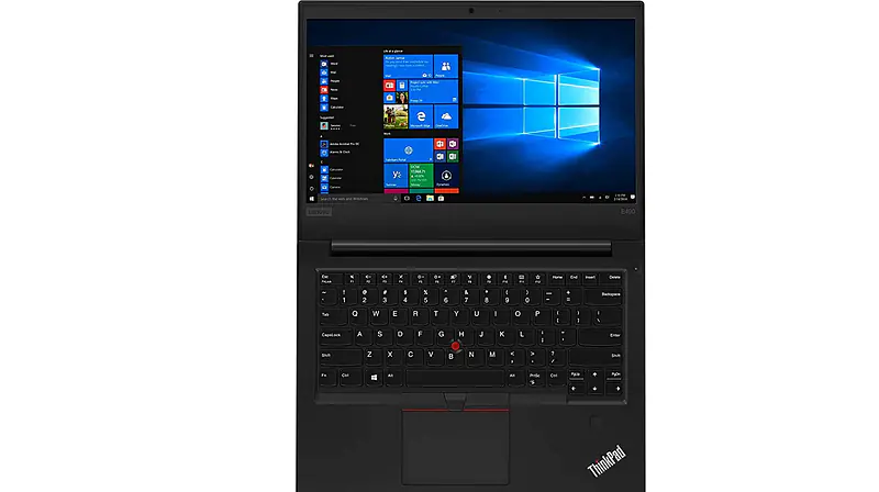 Lenovo ThinkPad E490 Intel Core i5 8th Gen 14-inch Thin and Light Laptop (8GB RAM/ 256GB SSD/Windows 10 Professional/Black/ 1.75 kg), 20N8S05Q00 1TB External Hard Drive - Master