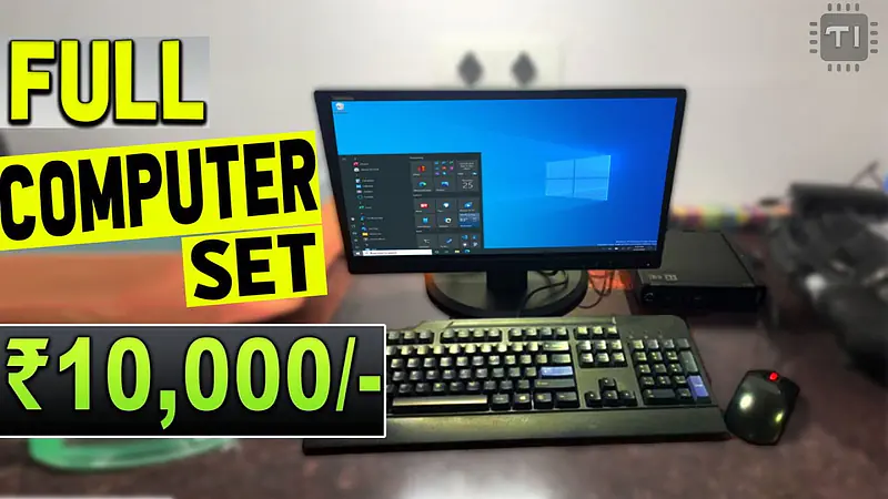 HCL Intel Pentium Windows 7 Desktop (2 GB, 250gb GB HDD, 17inch new monitor , Black)new cordless keyboard and mouse - Master