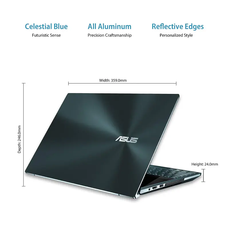 New ASUS ZenBook Pro Duo Intel Core i9 32GB RAM/1TB NVMe SSD - Master