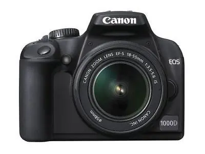Used Canon EOS 1000D Digital SLR Camera (incl EF-S 18-55mm IS f/3.5-5.6 non U - Master