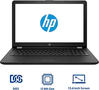 HP 15q Intel Core i5 8th Gen 8250U - (4 GB/1 TB HDD/DOS/2 GB Graphics) 15q-bu106TX Laptop  (15.6 inch, Sparkling Black, 1.86 kg) - Master