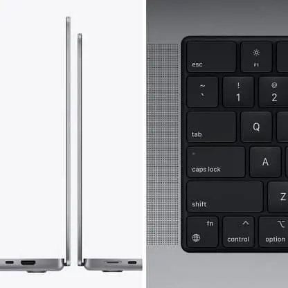 Apple 2021 Macbook Pro Apple M1 Pro - (16 GB/512 GB SSD/Mac OS Monterey) MK183HN/A  (16.2 inch, Space Grey�, 2.1 kg) - Master