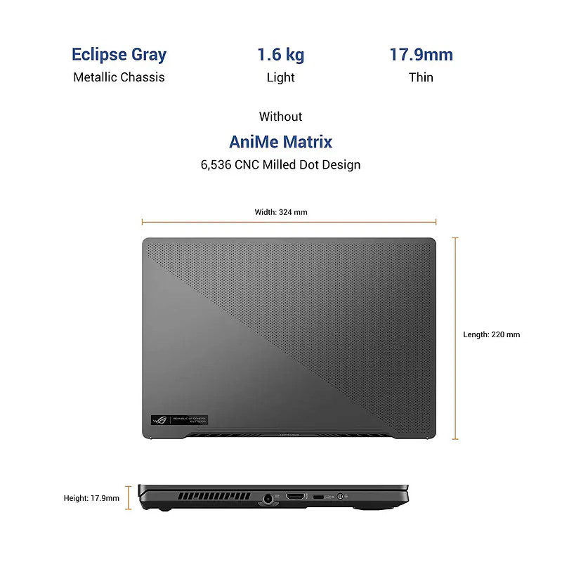 ASUS ROG Zephyrus G14 GA401II-HE154TS 16GB 512GB - Master