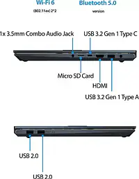 ASUS Vivobook Pro 14 OLED (2021) Ryzen 7 Octa Core 5800H - 16 GB/512 GB SSD - Master