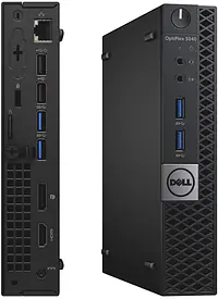 (Refurbished) Dell Intel Core i3-6th Gen Desktop(8 GB RAM/ 256GB SSD/ Windows 10 Pro, MS Office/Intel Integrated Graphics,Black) Optiplex 3040  3050 Tiny - Master