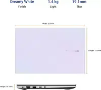 ASUS VivoBook Ultra 14 (2022) Intel Core i5 11th Gen 1135G7 - (16 GB/SSD/512 GB SSD/Windows 11 Home) X413EA-EB532WS Thin and Light Laptop  (14 inch, Bespoke Black, 1.40 kg, With MS Office) - Master