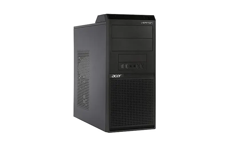 Acer Veriton Veriton M200 Desktop (Intel Core i3-8100 Processor/4GB/1TB/Window 10 Home 64Bit/Integrated Graphics), Black - Master