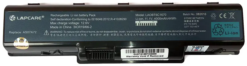 LAOBT6C1670 Battery for Acer Laptops - Master