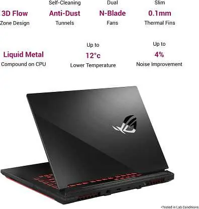 ASUS ROG Strix G15 Intel Core i5 10th Gen 10300H - (8 GB/512 GB SSD/Windows 10 Home/4 GB Graphics/NVIDIA GeForce GTX 1650 Ti/144 Hz/50 W) G512LI-HN094T Gaming Laptop  (15.6 inch, Black Plastic, 2.3 kg) - Master