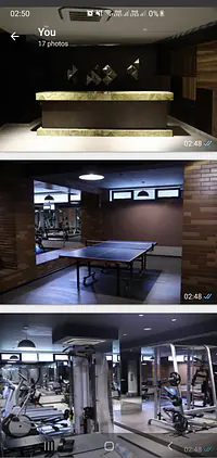 Rental : New 6000sqft Kothari Road Nungambakkam . Swimming Gym Theater . 3 Bedroom For Kings .  Viay Shanti Apts. 1st Flr Italian Marble - Master