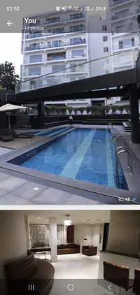 Rental : New 6000sqft Kothari Road Nungambakkam . Swimming Gym Theater . 3 Bedroom For Kings .  Viay Shanti Apts. 1st Flr Italian Marble - Master