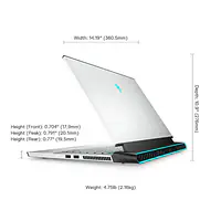 ALIENWARE 15 Core i9 8th Gen - (32 GB/1 TB HDD/1 TB SSD/Windows 10 Home/8 GB Graphics/NVIDIA GeForce GTX 1080) AW159321TB8S Gaming Laptop  (15.6 inch, Epic Silver, 3.49 kg, With MS Office) - Master