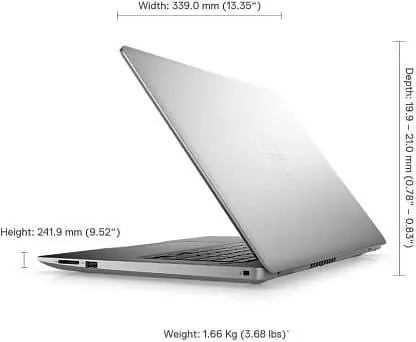 Dell 14 3481 (C563109HIN9) Intel Core i3 (7th Gen) Processor 4 GB DDR4 RAM 1 TB HDD Windows 10 Home Basic - Master