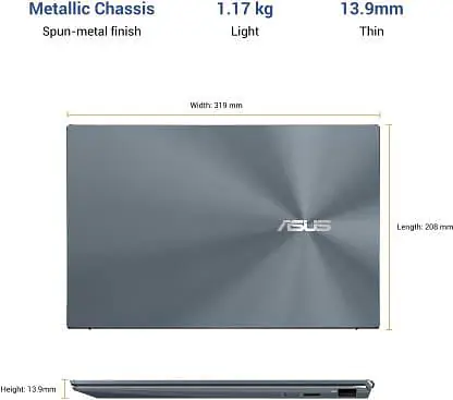 ASUS ZenBook 14 Core i5-1135G7 11th Gen 8GB RAM/512GB NVMe SSD - Master