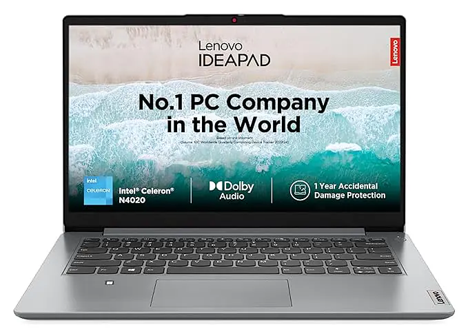 Lenovo IdeaPad 1 4 GB/256GB SDD/Windows 11 Home 14" HD Thin and Light Laptop - Master