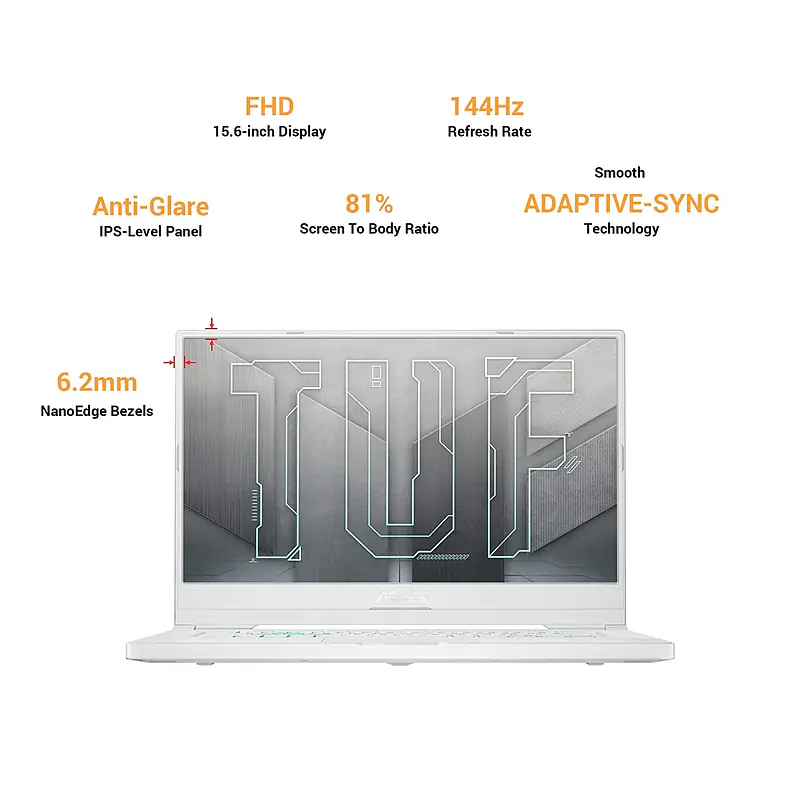 ASUS TUF Dash F15 11th Gen 8GB/512GB SSD FX516PCZ-HN089T - Master
