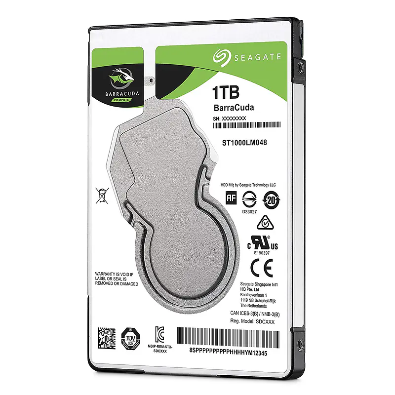 USED Seagate 1TB Laptop HDD SATA 6Gb/s 128MB Cache 2.5-Inch 7mm Internal Hard Drive ST1000LM048 - Master