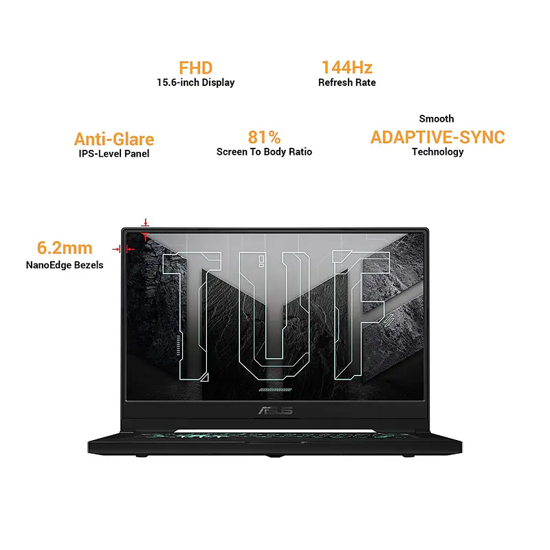 ASUS TUF Dash i5 11th Gen 8GB/512GB SSD FX516PE-HN090TS - Master