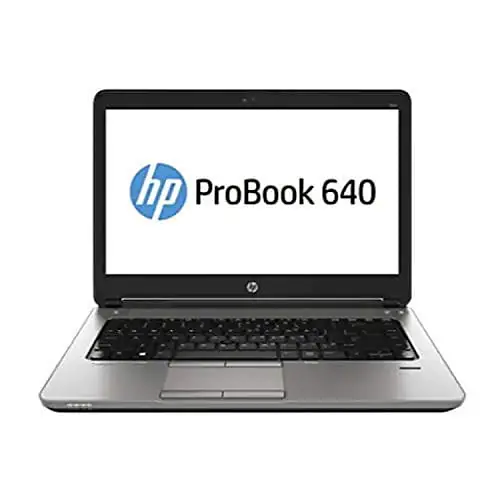 (Refurbished) HP ProBook 640 G1 14 inches Laptop (Intel Core i5 4th Gen / 8GB RAM (Upgradable to 16Gb ) / 500GB HDD / Windows 10 Pro / HD Graphics, Wi fi, Webcam), 3Kg - Master