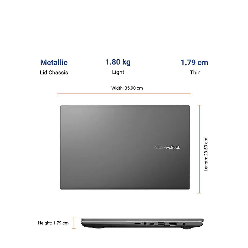 ASUS VivoBook K15 OLED, i5 11th Gen, 16GB/512GB SSD K513EA-L512TS - Master