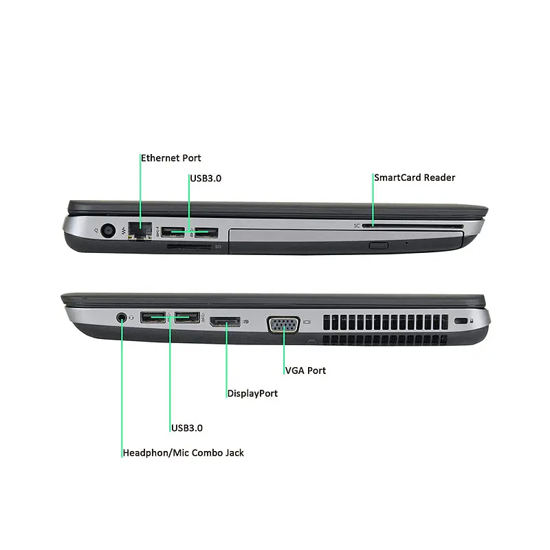 (Refurbished) HP ProBook 640 G1 14 inches Laptop (Intel Core i5 4th Gen / 8GB RAM (Upgradable to 16Gb ) / 500GB HDD / Windows 10 Pro / HD Graphics, Wi fi, Webcam), 3Kg - Master