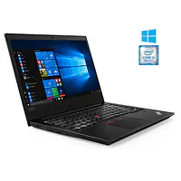 Lenovo ThinkPad E480 Intel Core i3 8th Gen 14-inch Thin and Light Laptop (4GB RAM/ 1TB HDD/DOS/Black/ 1.75 kg), - Master