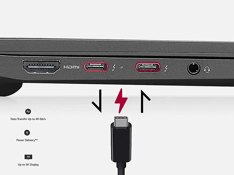 LG Gram 16 Ultra-Light 11th Gen Core i7 16 GB RAM, 512 GB SSD, 16Z90P - Master