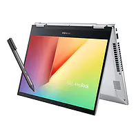 ASUS VivoBook Flip 14 (2020), 14-inch (35.56 cm) FHD Touch, Intel Core i3-1115G4 11th Gen, 2-in-1 Laptop (8GB/256GB SSD/Office 2019/Windows 10/Integrated Graphics/Silver/1.5 kg), TP470EA-EC301TS - Master
