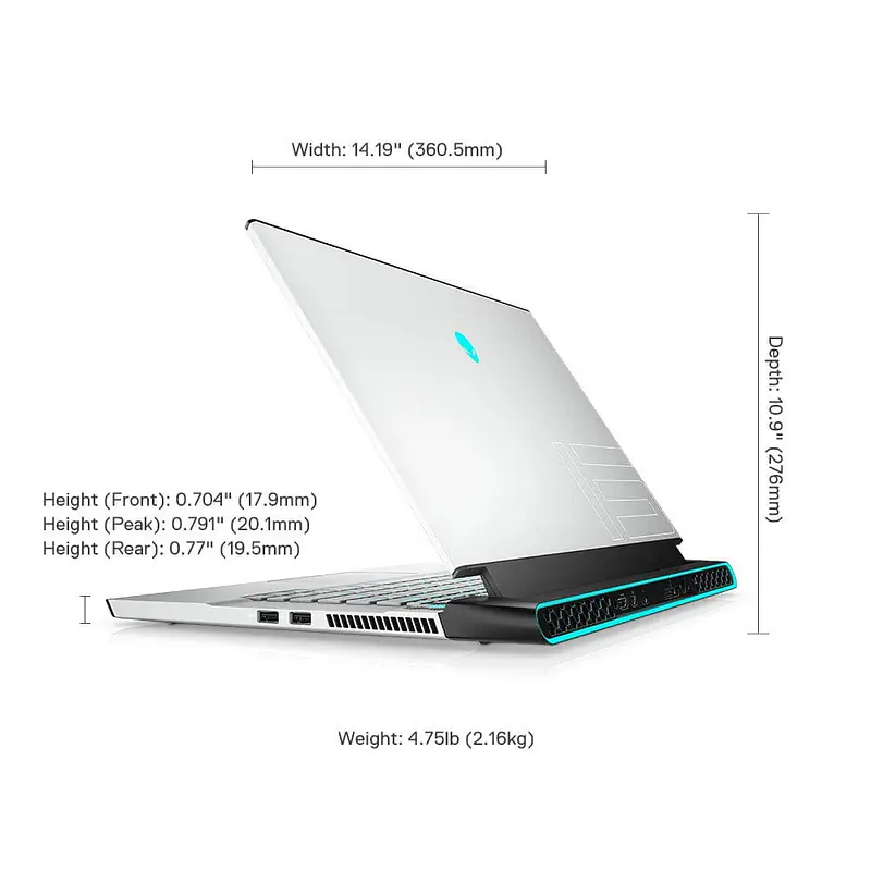 ALIENWARE 17 Core i9 8th Gen - (32 GB/1 TB HDD/1 TB SSD/Windows 10 Home/8 GB Graphics/NVIDIA GeForce GTX 1080) AW179321TB8S Gaming Laptop  (17.3 inch, Silver, 4.42 kg, With MS Office) - Master