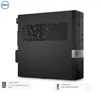 Dell Vostro 3471 9th Gen Intel Core i3 Desktop (4GB RAM/1TB HDD/Windows 10/WiFi) (Black, 3 Years Warranty) (Desktop with Dell E1916HV 18.5" - Master
