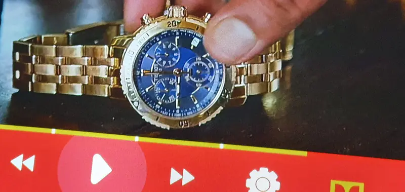 Tissot gold watch chronograph model by actor Mohan Kumar - Master
