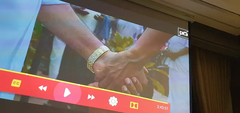 Tissot gold watch chronograph model by actor Mohan Kumar - Master