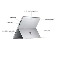 MICROSOFT Surface Pro 7 Intel Core i3 10th Gen 1005G1 - (4 GB/SSD/128 GB SSD/Windows 10 Home) M1866 2 in 1 Laptop  (12.3 inch, Platinum, 775 g) - Master