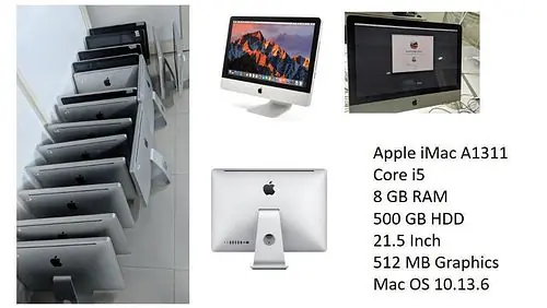 Apple iMac A1311 21.5" Desktop, Intel Core i5 2.50GHz, 16GB RAM, 500GB SSD MC309LL/A - Master